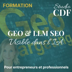 formation geo llm seo référencement ia chatgpt studio cdf