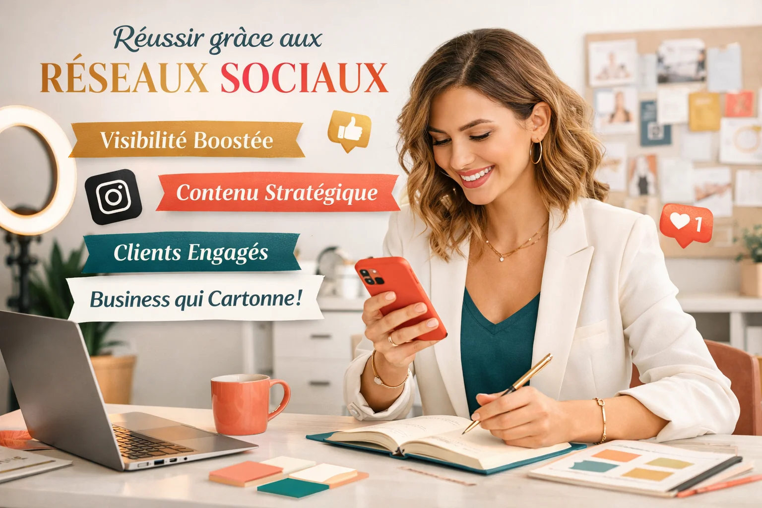 utiliser les réseaux sociaux pour développer son business stratégie contenu entrepreneur